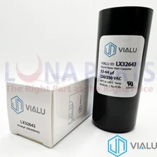 VIALU - 53-64 uf/MFD 220-250 VAC volts Round Start Capacitor 50/60 Hz
