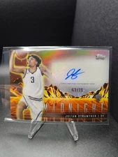 2023-24 Topps Midnight Basketball Julian Strawther Rookie Horizon Auto Dusk /75
