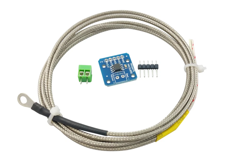 INITEQ MAX31855 Type K Thermocouple Temperature Sensor Module Shield WITH THERMOCOUPLE