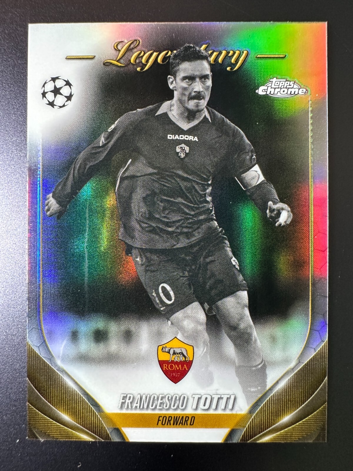 2023-24 Topps Chrome UCC Soccer Legendry SP - Francesco Totti
