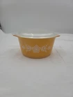 Vintage Pyrex Corning Butterfly Gold #473 1Qt Casserole Baking Dish W/ Glass Lid