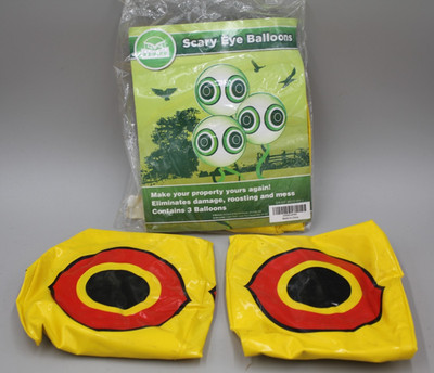 QTY:5  De-Bird Duck Deterrent Garden Pool Bird Repellent Balloons Reflective