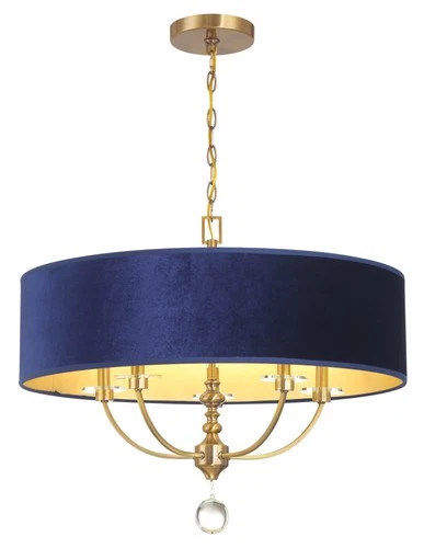 Minka Lavery 3485 Van Noord 5 Light 26"W Pendant - Oxidized Aged Brass - Picture 2 of 2