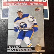 Jack Quinn 2022-23 Upper Deck Star Rookies 8 Rookie Card Buffalo Sabres