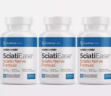3 PACK SciatiEase Labs Sciati Ease Sciatic Nerve Formula 120 Capsules FAST SHIP