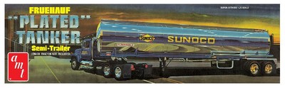 AMT 1239 1/25 Sunoco Fruehauf Verchromter Tankwagen Anhänger Bausatz