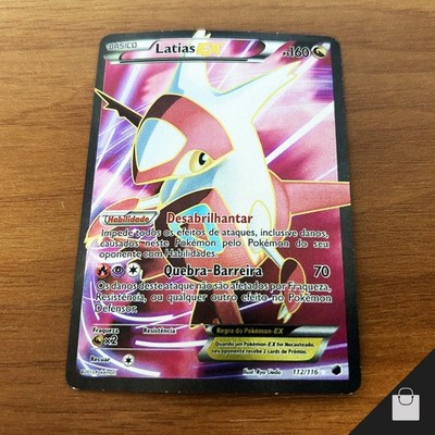 Latias EX 112/116 Plasma Freeze Pokemon TCG Brazilian Full Art