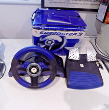 Fanatec Speedster 3 Racing Wheel and Pedals Set for Sony PS1 + PS2 in Worn Box