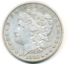 US Coin  Peace Dollar 1880 S     XF ..........C-50071