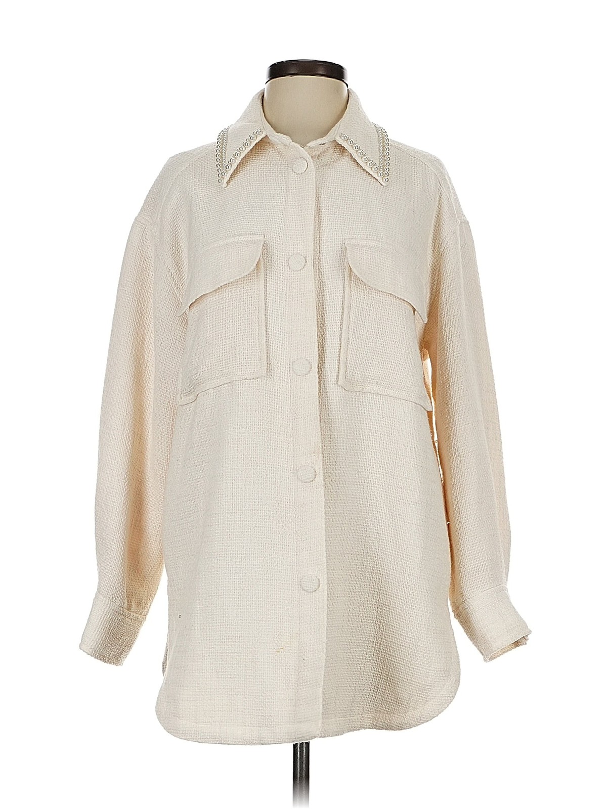 H&M Women Ivory Coat S