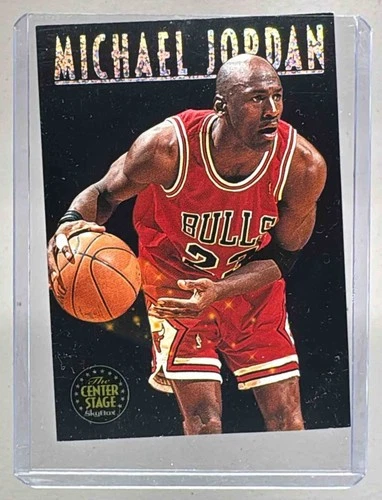 Michael Jordan 1993 Skybox Premium #CS1 Center Stage