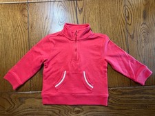 NWT Janie and Jack Comfort and Joy Striped Pocket Half-Zip Sweatshirt Boys Sz 3