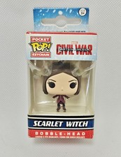 Funko Pocket Pop Llavero Bruja Escarlata Guerra Civil Marvel Cabeza Bobble Nuevo en Caja