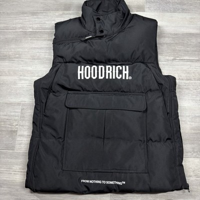 Hoodrich Astro V3 OG Black Puffer Vest Jacket Men's Medium NWOT | eBay