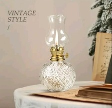 *UK Seller* Oil Lamp Vintage Paraffin Indoor Antique Long-lasting