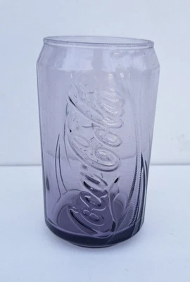VERRE DE COLLECTION COCA COLA CANETTE VIOLET COLLECTION MC DONALD'S 2007 RARE - Photo 1/2