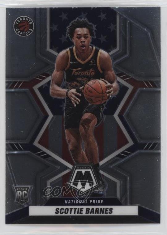 2021-22 Panini Mosaic National Pride Scottie Barnes #257 Rookie RC 13a8