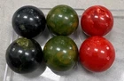 Vintage Bakelite Catalin, Green Blue & Red Balls 62g 1930’s USA Pendant Jewelry