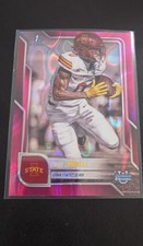 2025 Bowman University Chrome - Chase Sowell #123 Pink Lava Refractor (RC)