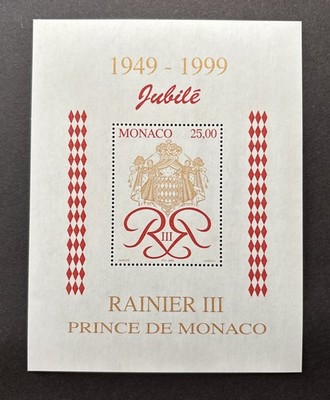 MONACO 1998 - RANIERI III - BLOCK - MNH