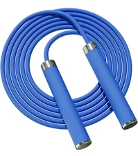 Jump Rope for Kids Women Men Fitness 10ft Length Adjustable Blue - A0110