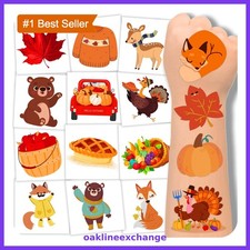 winthrop 240 Pcs Autumn Temporary Tattoos Kids