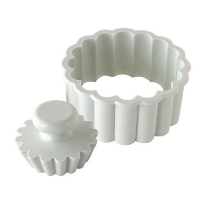 Plastic Cookie Cutter Set Flower Shape Biscuit Cutter Set for Cookies Fruit Cake