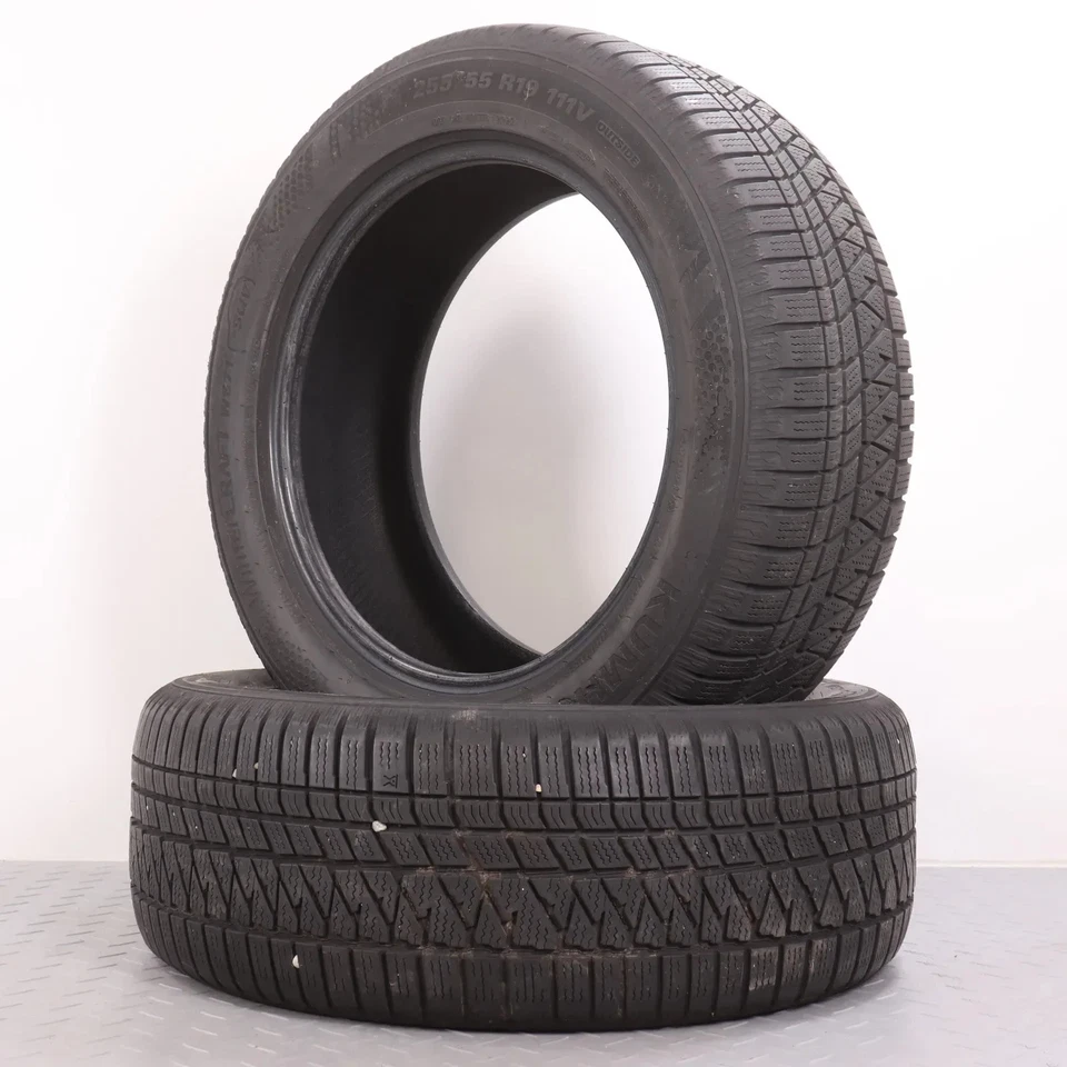2x Winterreifen Kumho WS71 Wintercraft 255/55R19 111V XL DOT2222 5,5mm 2555519 - Bild 1 von 4