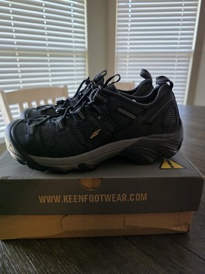 KEEN UTILITY Men s Atlanta Cool II (2) Sneaker Steel Toe /Black/ US10.5/$160