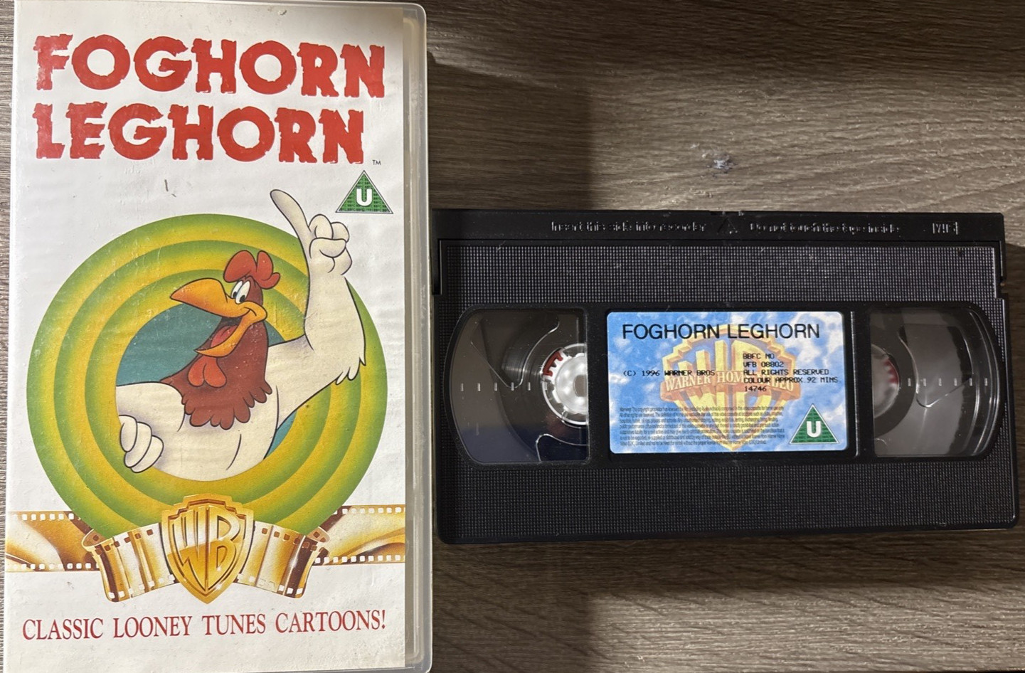 FOGHORN LEGHORN - Looney Tunes Rare VHS Video - 1990 VGC Warner Bros