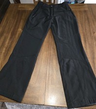 CB Sports Women's Ski Pants, Small, Black, Fastening Strap for adjustable waist