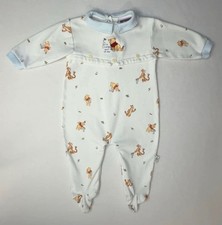 Vintage Disney Sincerely Pooh Footed Romper Sleeper 6-9M Winnie 90s Y2K