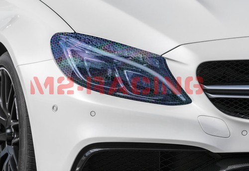 12" Hex Holographic Gloss Headlight Taillight Tint Film Fog Honeycomb Protective - Bild 41 von 86