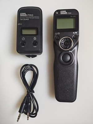 Pixel TW-283 E3 Wireless Shutter Release Cable Wired Remote Control  RX & TR