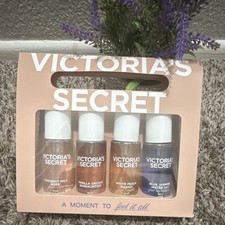 Victoria's Secret Hair  Body Mist 4pc Set 2.5 fl oz Travel, Coconut Rose