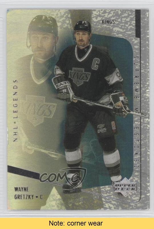2000-01 Upper Deck Legends Supreme Milestones Wayne Gretzky #SM1 HOF READ 0a1