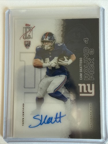 2025 Topps Signature Rookie Class Crystal Clear Auto Cam Skattebo
