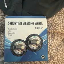 Derusting Weeding Wheel 6” Twisted Wire Cup Brush Paint Stripping Descaling New