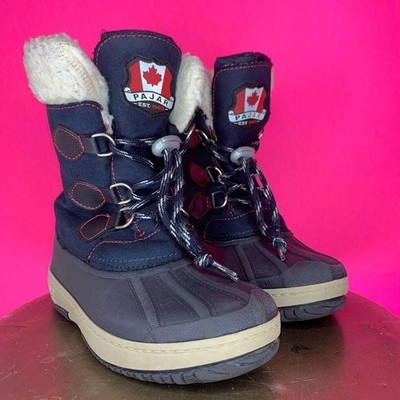 Pajar Marcel Blue Waterproof Insulated Rubber Winter Boots US 13T