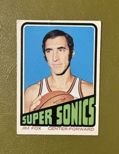 1972 73 Topps #34 Jim Fox SuperSonics EX
