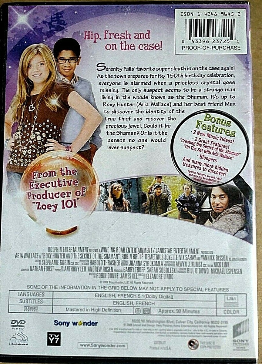 DVD ~ Roxy Hunter and the Secret of the Shaman (2008) - FREE