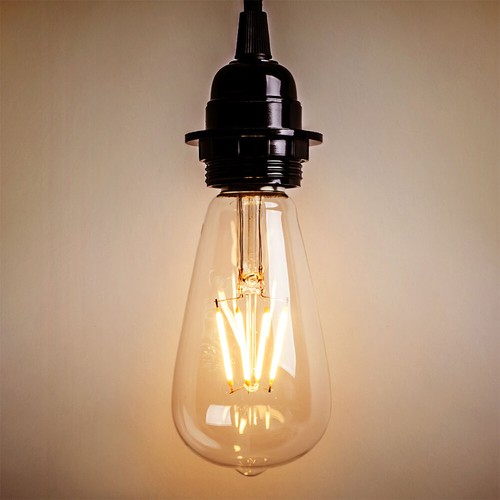 1/4/6pcs Retro E26 Dimmable Bulb LED Light ST64 Edison Filament Lamp 4W 6W 8W - Picture 4 of 16