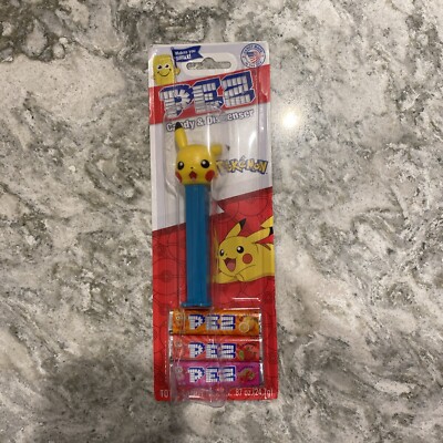 Pez Dispenser Pokemon Pikachu 2023 Holiday Backing Card
