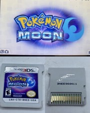Pokemon Moon - Nintendo 3DS Authentic (Cartridge Only) TESTED Pikachu Charizard