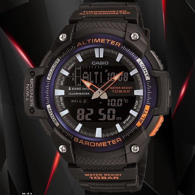 casio thermometer watch