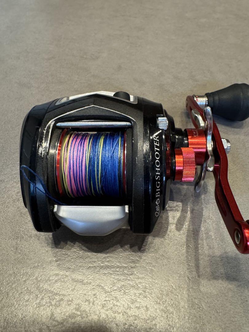 Abu Garcia REVO Big Shooter Left Hande Bait Casting Reel Very Good - Foto 10