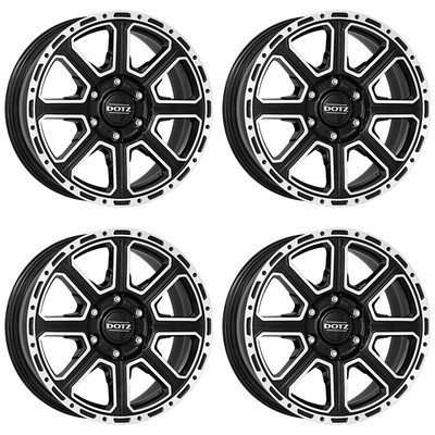 4 Dotz Kalahari dark wheels 8.0Jx17 6x139,7 for Mitsubishi L200 Pajero