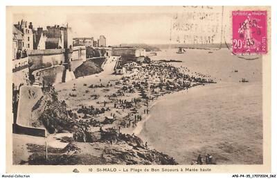 APGP4-0286-35 - SAINT-MALO - Der Strand der guten Hilfe bei Flut