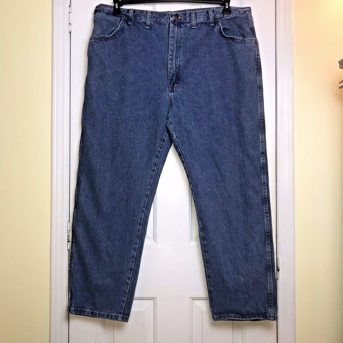 Rustler Regular Straight Leg 100% Cotton Blue Jeans 87619SW Men's