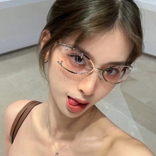 New Arrivals Metal Cat Eye Sunglasses For Men Women Fashion Small Frame Glasses - Picture 14 of 26